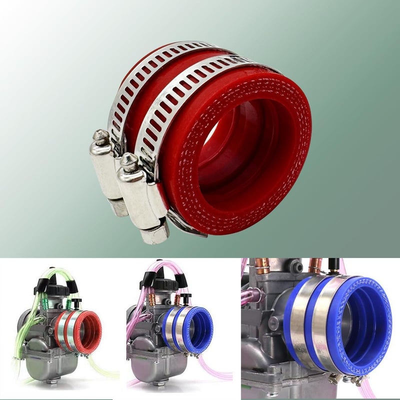 Rxmgf 35 40 45mm Carburetor Intake Pipe Manifold Adapter Boot Joint For Dirt Pit Bike Motorcycle(40mm/Red) - Image 3